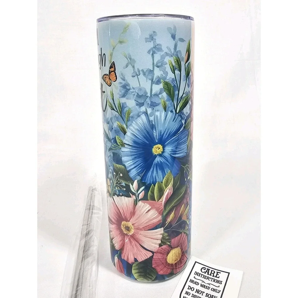 I Can Do All Things Through Christ 4:13 20oz Stainless Steel Skinny Tumbler
